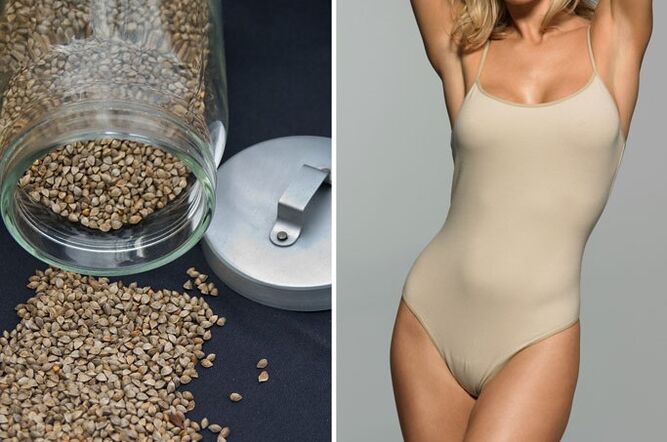 Weight loss in buckwheat